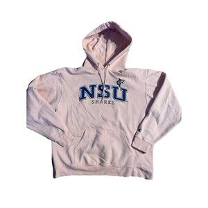 Champion NSU Sharks Pullover Hoodie – Pink – Size L